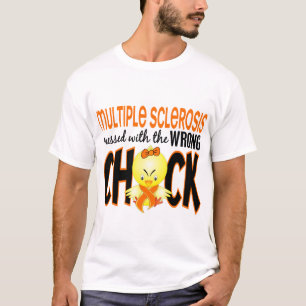 間違ったひよこと台なしになる多発性硬化MS Tシャツ