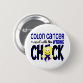 間違ったひよこと台なしになる結腸癌 缶バッジ (正面&裏面)