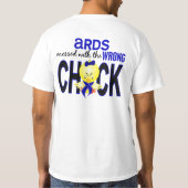 間違ったひよこと台なしになるARDS Tシャツ (裏面)