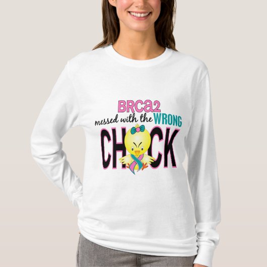 間違ったひよこと台なしになるBRCA2 Tシャツ (正面)