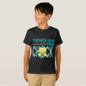 間違ったひよこと台なしになるMyasthenia Gravis Tシャツ (正面フル)