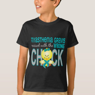 間違ったひよこと台なしになるMyasthenia Gravis Tシャツ