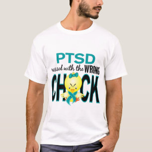 間違ったひよこと台なしになるPTSD Tシャツ