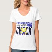 間違ったひよこCFSと台なしにされる Tシャツ (正面)