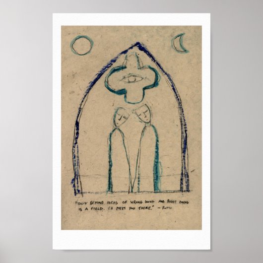 間違ったアイディアを超えてRumiを行う。 ポスター (正面)