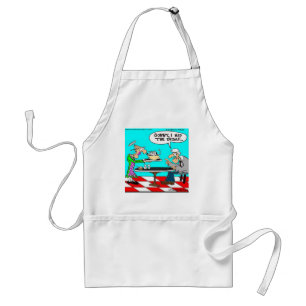 間違ったコーヒー面白い牛のキャラクターギフト&Tシャツ スタンダードエプロン