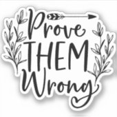 間違ったステッカーを証明する シール (正面)