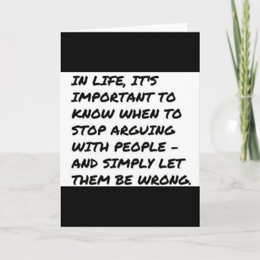 間違ったストップ引用文を議論する重要な生おもしろい活 カード (正面)