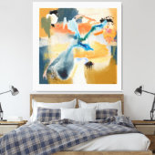 間違ったターン キャンバスプリント (インサイチュ (寝室))