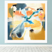 間違ったターン キャンバスプリント (インサイチュ (ウッドフロア))