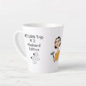 間違ったツール。幸せな結婚。—おもしろいナース/DIYマグカップ カフェラテマグ (左アングル)