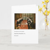 間違ったドア誕生日カード カード (黄色い花)