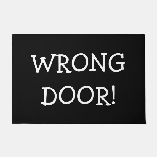 間違ったドア! ドアマット (正面)