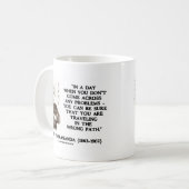 間違ったパスのSwamiのVivekanandaの旅行 コーヒーマグカップ (正面左)