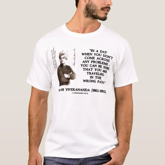 間違ったパスのSwamiのVivekanandaの旅行 Tシャツ (正面)