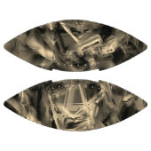 「間違ったブラシストローク」で汚れたツイスト正方形 アメリカンフットボール (パネル)