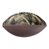 「間違ったブラシストローク」で汚れたツイスト正方形 アメリカンフットボール (回転90)