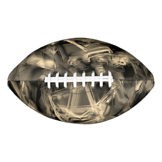 「間違ったブラシストローク」で汚れたツイスト正方形 アメリカンフットボール (正面)