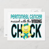 間違った乳房でめちゃくちゃになった腹膜がん ポストカード (正面/裏面)