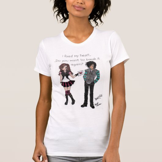 間違った人に再度恋します Tシャツ (正面)