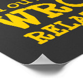 間違った人間関係～ポスター/プリント ポスター (角)