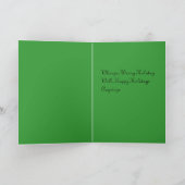 間違った休日のクリスマスカード シーズンカード (内部)