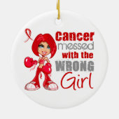 間違った女の子で散らばった血液がん.png セラミックオーナメント (裏面)