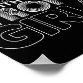 間違った女の子とゴチャゴチャした皮膚がん黒色腫 ポスター (角)