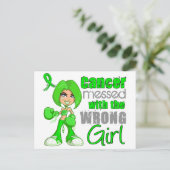 間違った女の子と乱交した非ホジキンリンパ腫.png ポストカード (スタンド正面)