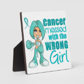 間違った女の子と混乱した卵巣がん.png フォトプラーク (正面)