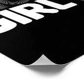 間違った女の子のグレーで散らかった脳癌 ポスター (角)