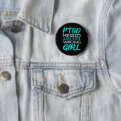 間違った女の子のPtsd認識度リボンG 缶バッジ (インサイチュ)