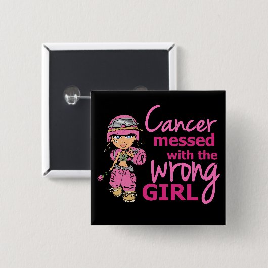 間違った女の子2の乳癌と台なしになる蟹座 缶バッジ (正面&裏面)