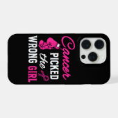 間違った女を選んだガン啓発 iPhoneケース (裏面横)