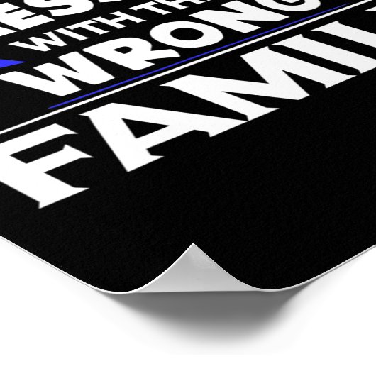 間違った家族の脱毛Suで混乱した脱毛症 ポスター (角)