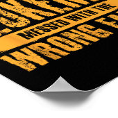 間違った家族支援の白血病待ち ポスター (角)