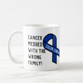 間違った家族(コロン)と台なしになる蟹座 コーヒーマグカップ (左)