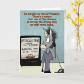 間違った方向のドライバ カード (黄色い花)