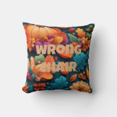 間違った椅子の装飾秋 クッション (正面)