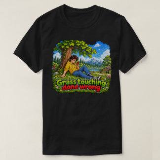 間違った草の触り方 Tシャツ