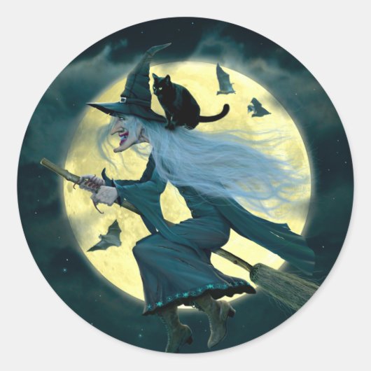 間違った部屋の魔女 ラウンドシール (正面)