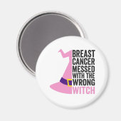 間違った魔女に乳がんおもしろいだ マグネット (正面/裏面)