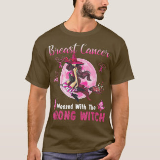間違った魔女ハロウィーで乳癌がめちゃくちゃになった Tシャツ