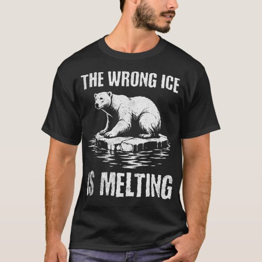 間違ったICEが解けている - Melt ICE Tシャツ (正面)