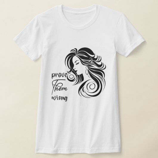 間違っていることを証明しよう Tシャツ (レイダウン)