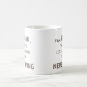 間違っているロシア人決して! コーヒーマグカップ (中央)