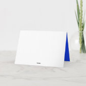 間違っている歯磨き粉のバースデー・カード カード (裏面)