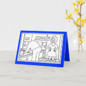 間違っている歯磨き粉のバースデー・カード カード (黄色い花)