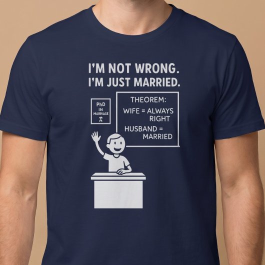 間違ってなんかいない。ただの既婚者です。夫 Tシャツ