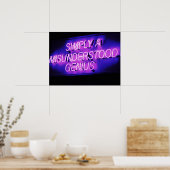 間違って天才ピンクと黒 ポスター (キッチン)